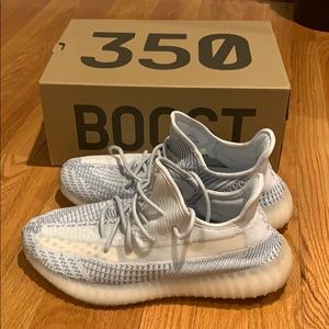 Adidas yeezy boost 350 cloud whites non-reflective